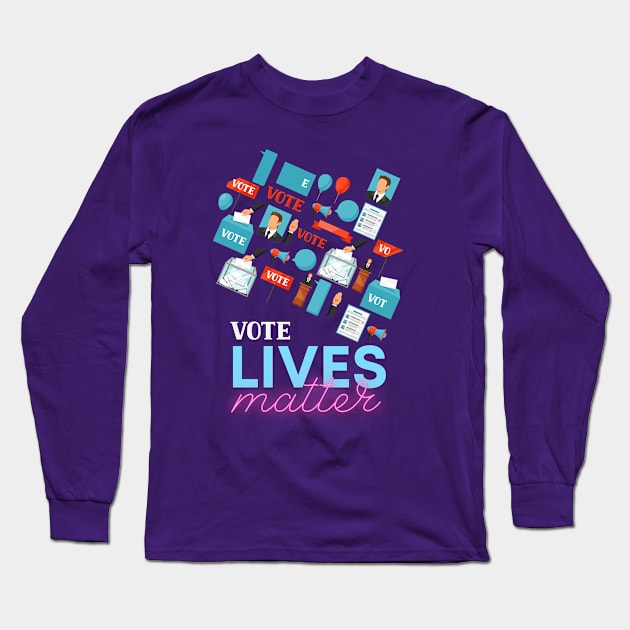 US Election 2020 Long Sleeve T-Shirt by UJ Store